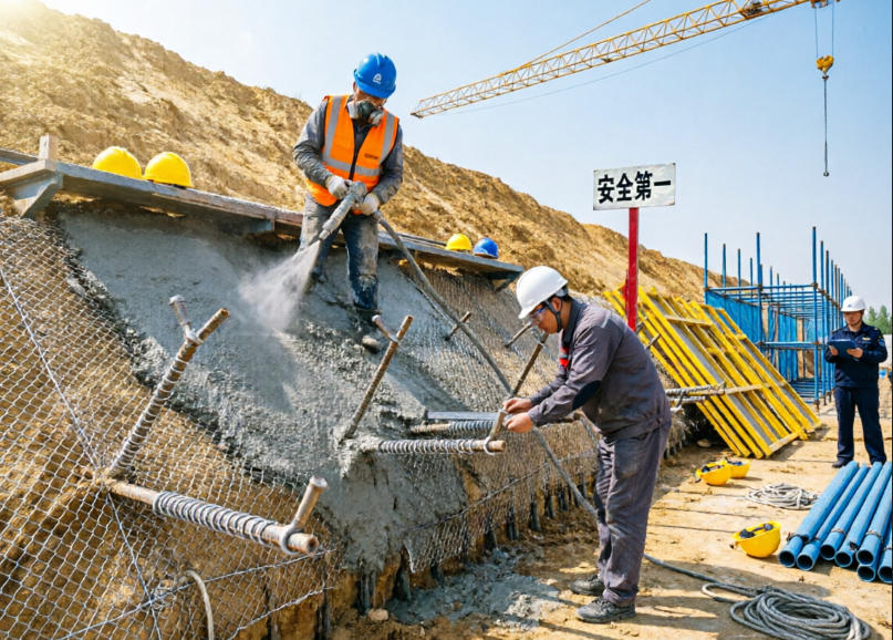 火炬开发区街道土钉墙支护